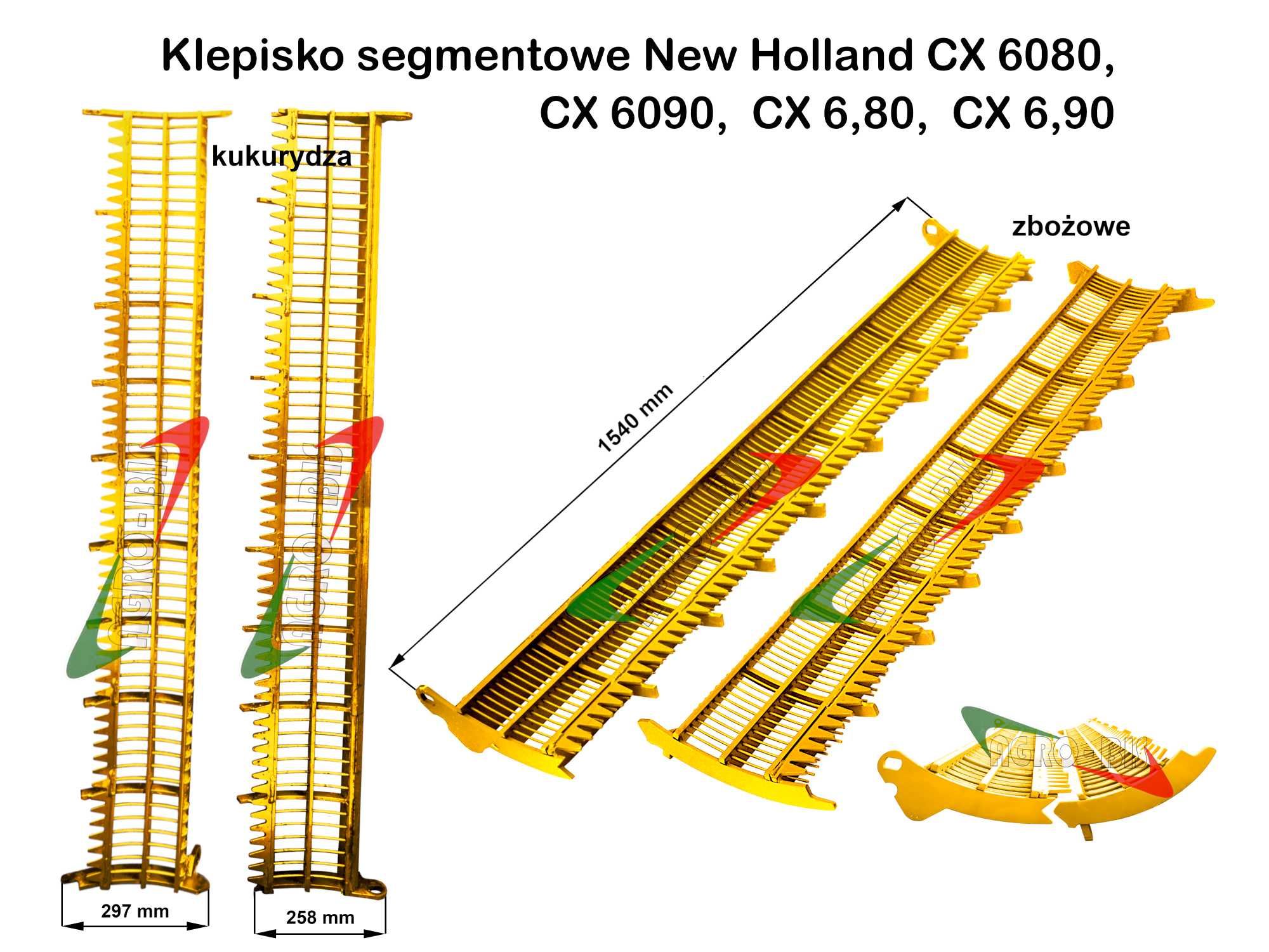 Klepisko segmentowe New Holland L1540