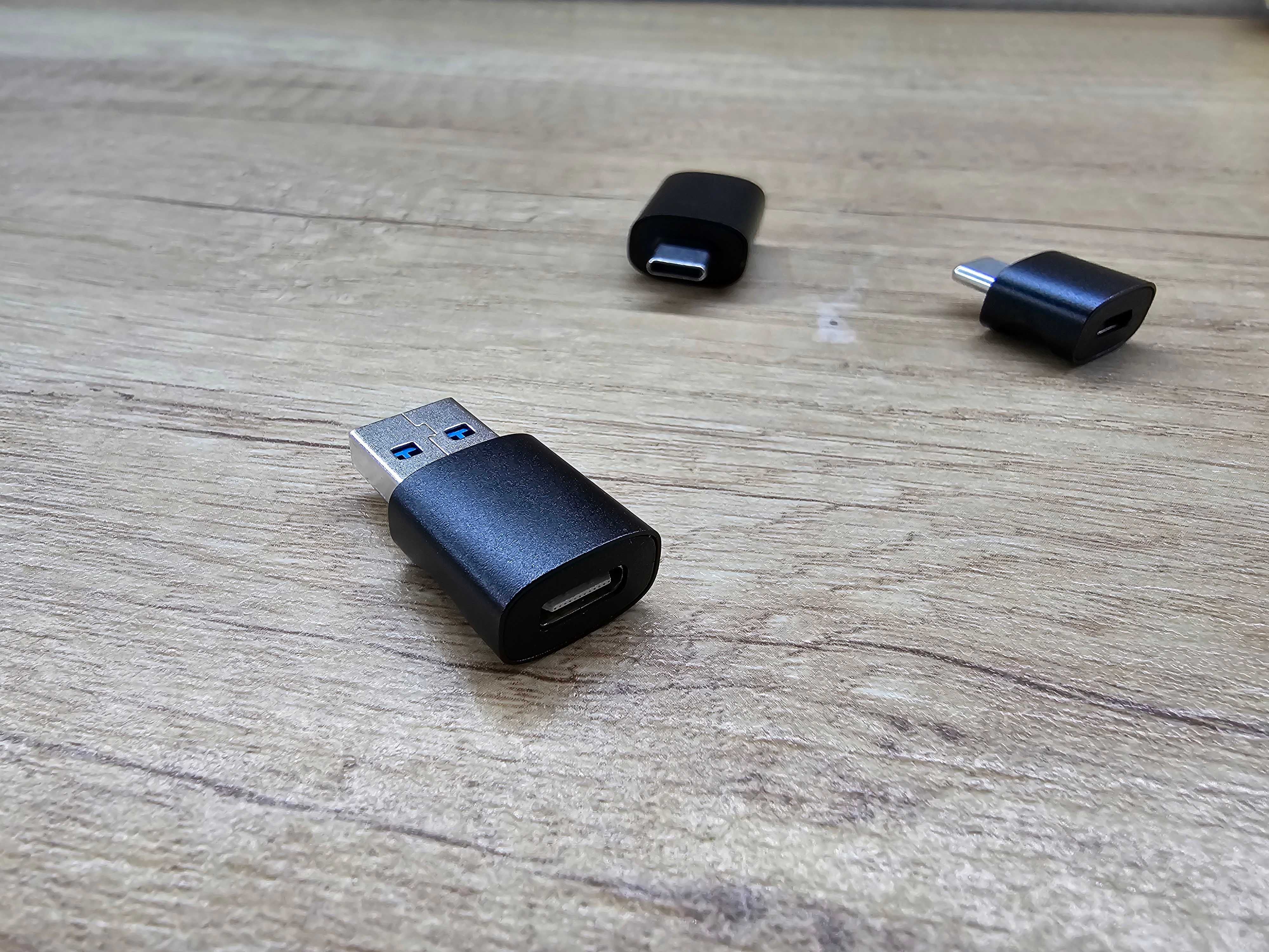 Адаптер OTG Essager: Type C - USB, Micro USB - Type C, USB - Type C