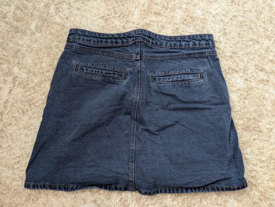 Spódnica mini New look m 38 l 40 na guziki wysokie stan