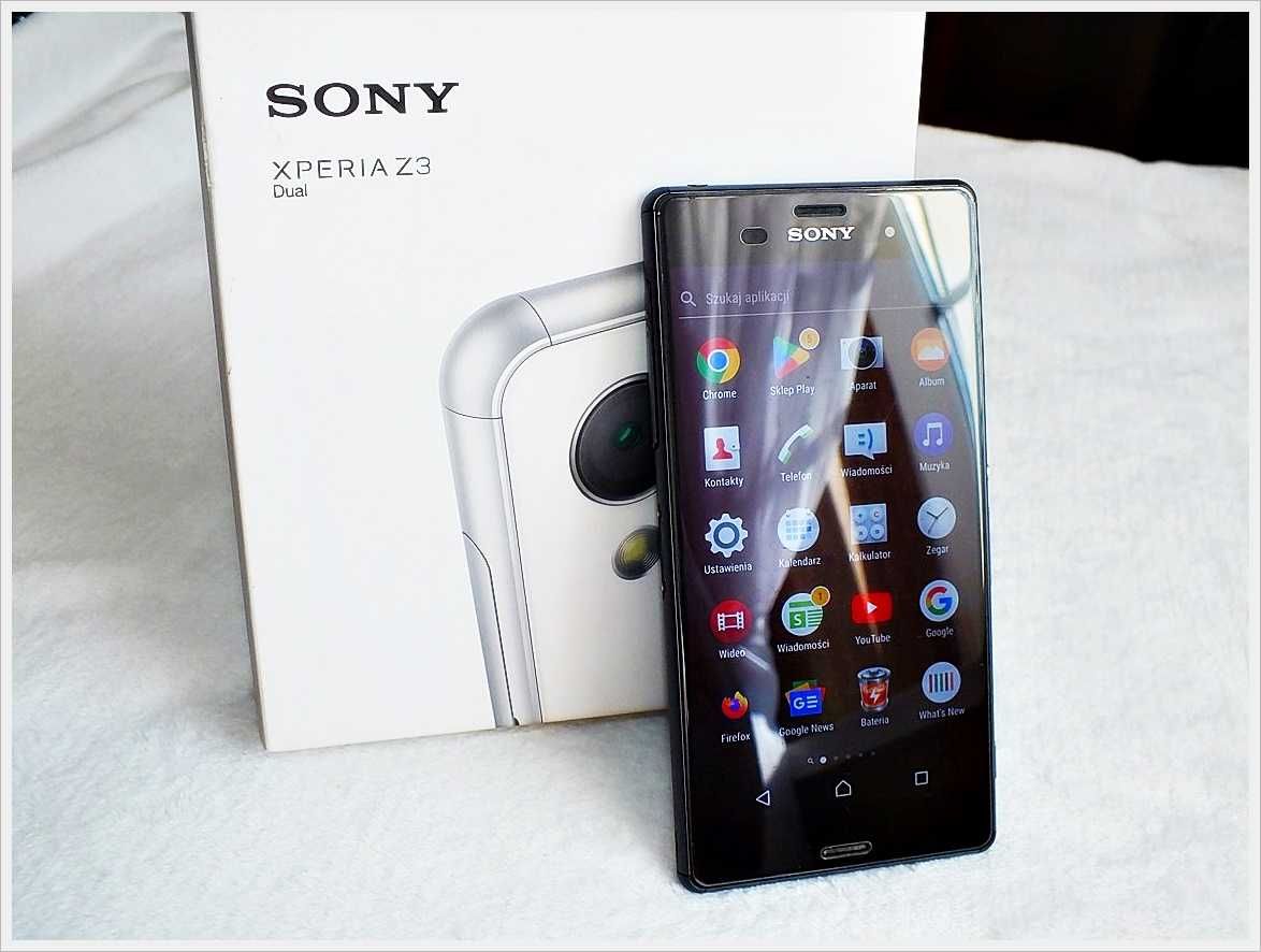 Smartfon Sony XPERIA Z3 3 GB / 16 GB 4G (LTE) Czarny Stan Igła!