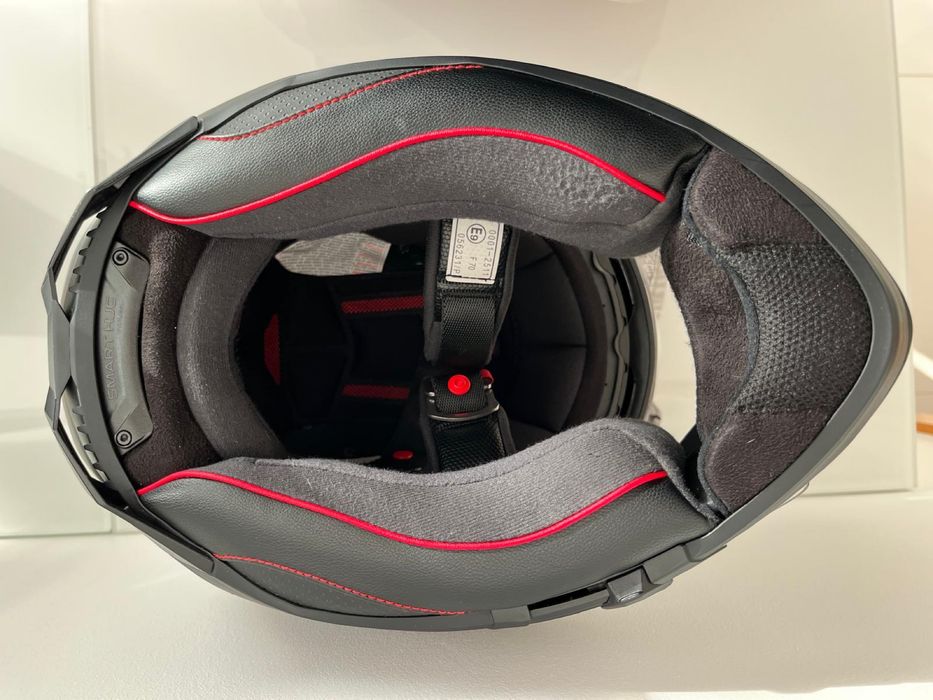Capacete HJC F70 Preto/bordeaux Mate