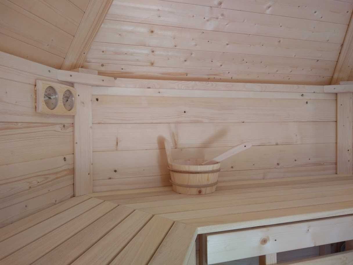 Sauna 7m2 ruska bania sauna fińska ogrodowa