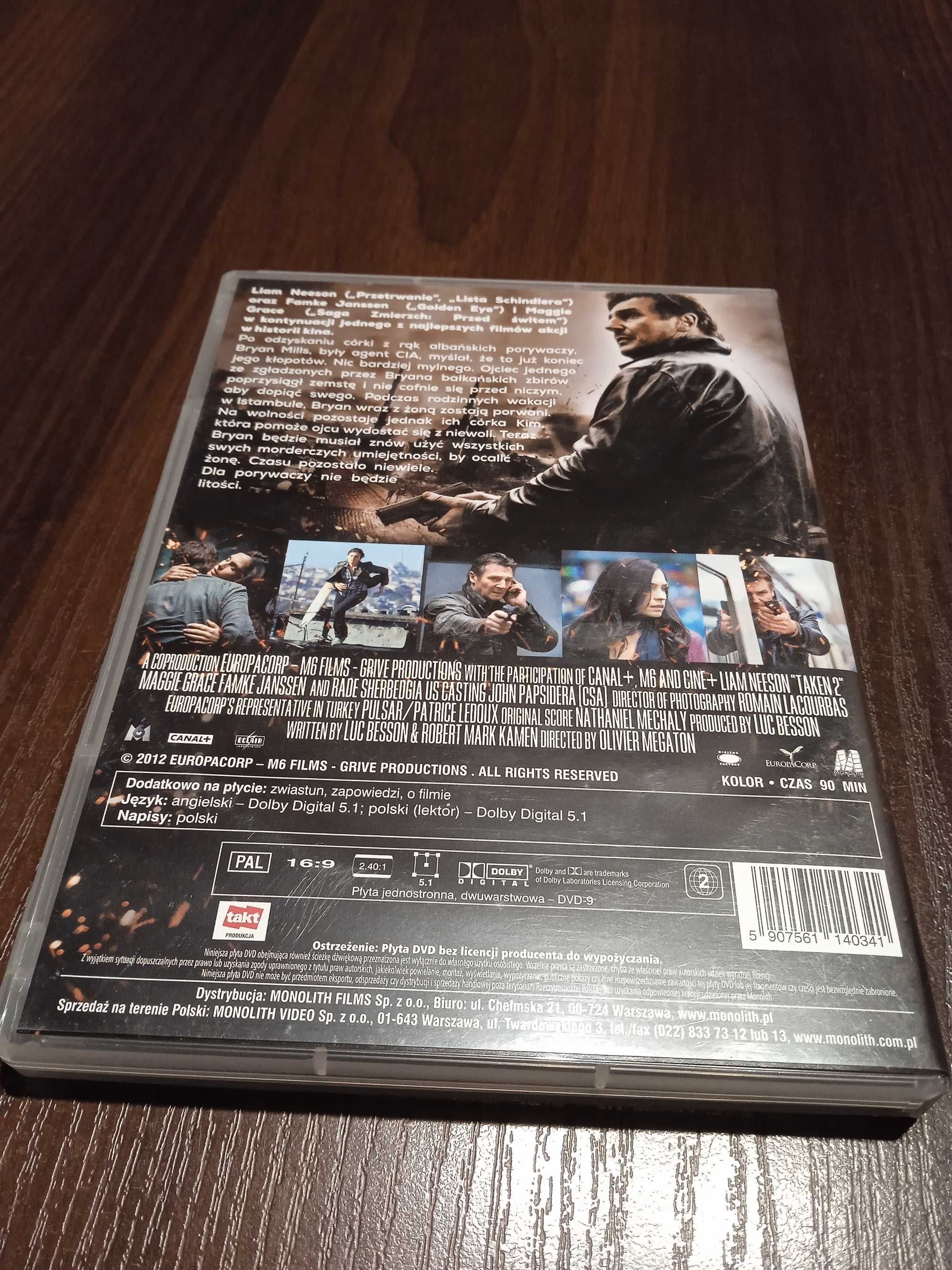 Film DVD Uprowadzona 2 /Liam Neeson.