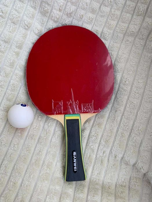 Продается вручную собранная ракетка для настольного тенниса