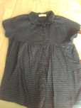 Camisa azul pintinhas brancas Zippy