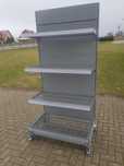 Regał sklepowe metalowy na kółkach  składany
