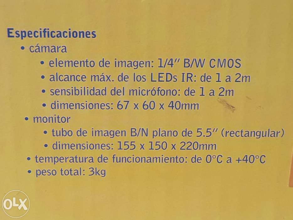 Sistema de vigilância (câmera & tv)