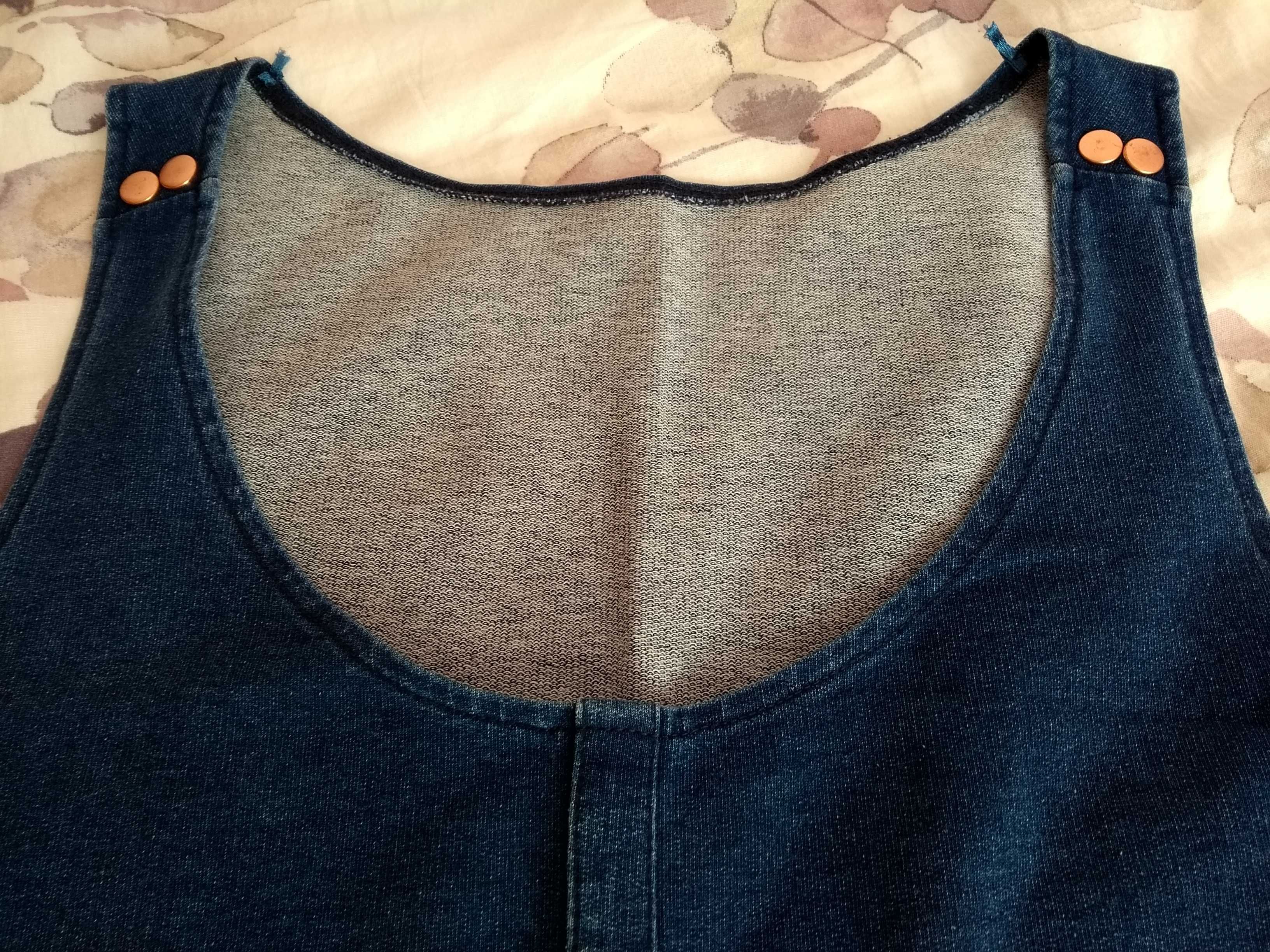 Sukienka tunika damska bawełniana. Jeans z lycrą.