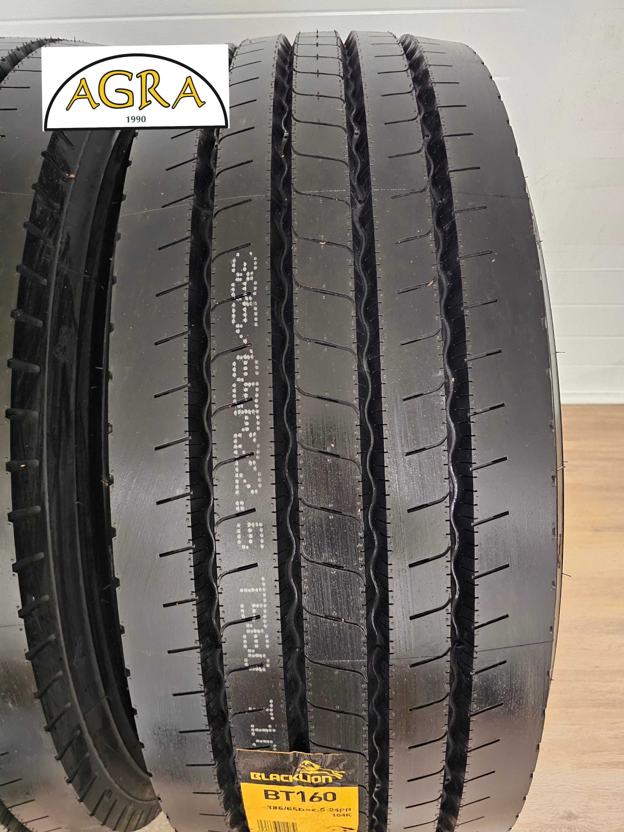 385/65R22.5 (1230netto) BLACK LION  opona NOWA przód 24PR  BLACKLION