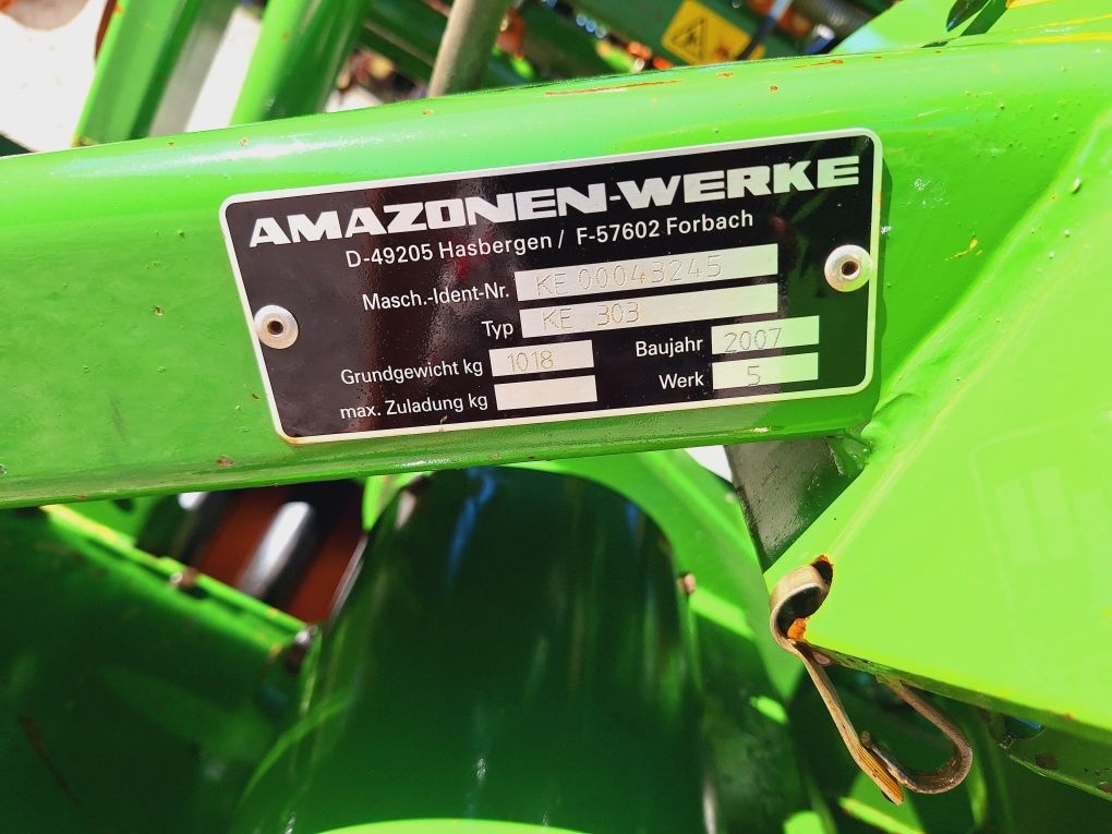 Agregat uprawowo-siewny 3m Amazone KE 303  Amazone d9 talerzowy