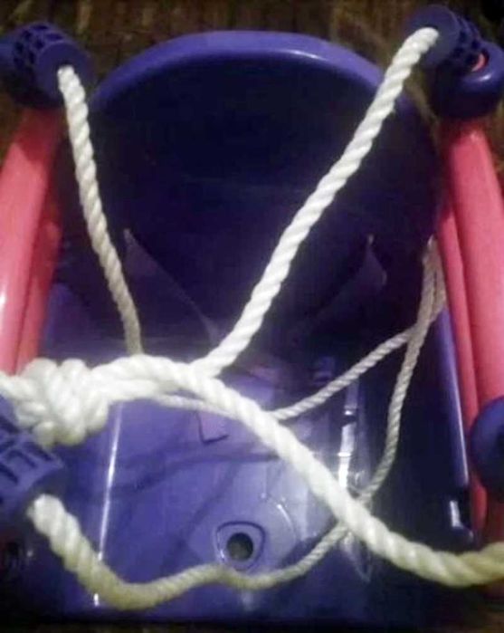 Підвісна гойдалка тм doloni 0152 без гострих кутів і зрізів