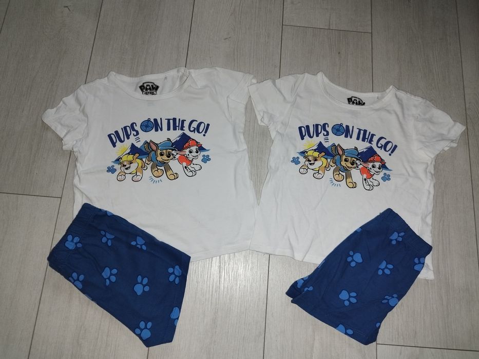 2 szt Piżamka psi patrol 110 bliźniaki ideał