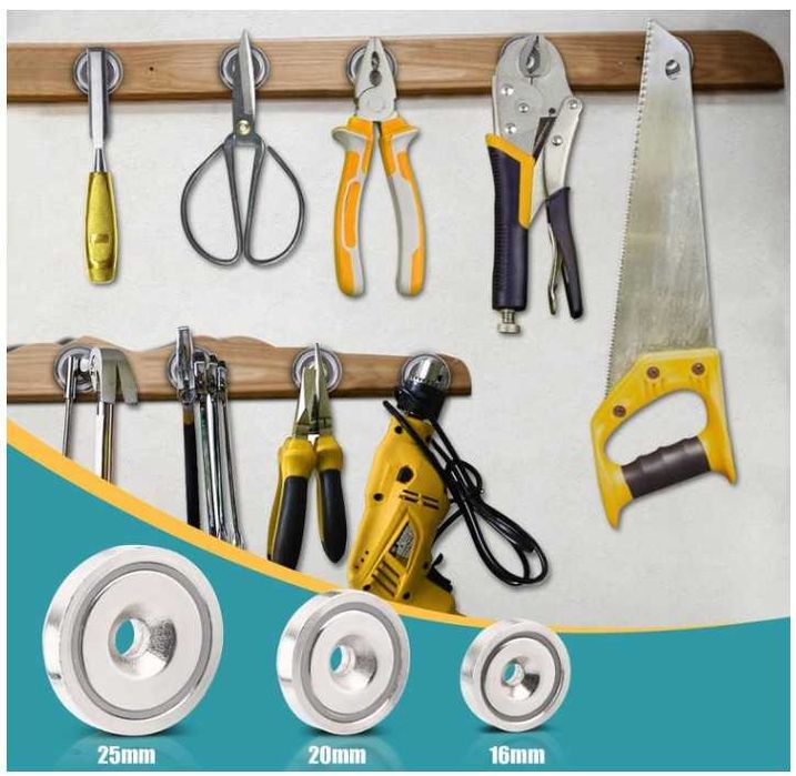 Zestaw 28 silnych magnesów neodymowych w 3 rozmiarach MAGXCENE