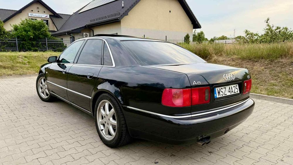 Sprzedam Zadbane Audi A8,naped na 4 koła. anglik zarejestrowany,2.8v6b