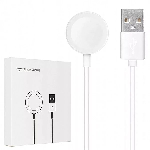Kabel Ładowarka 1m do Apple Watch 2/3/4/5/6/7/8 Se