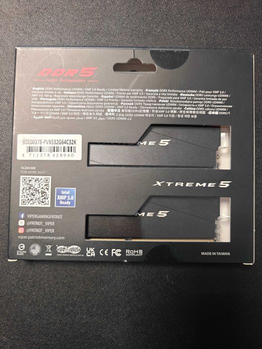 Viper Xtreme 5 32GB DDR5 6400MHz Non-RGB