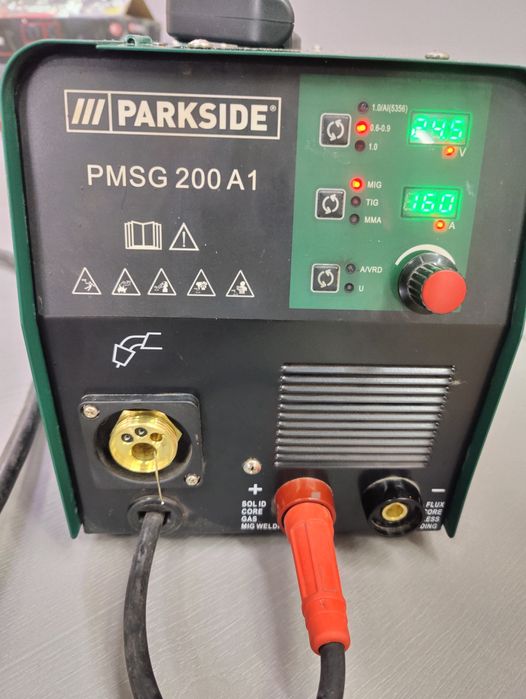 Инвертор сварочный PARKSIDE PMSG 200 А1 MMA/MIG/TIG/MAG