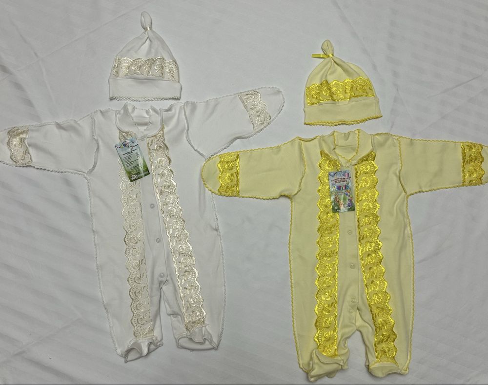 Новий дитячий одяг для новонароджених - бодіки, костюмчики, піжамки