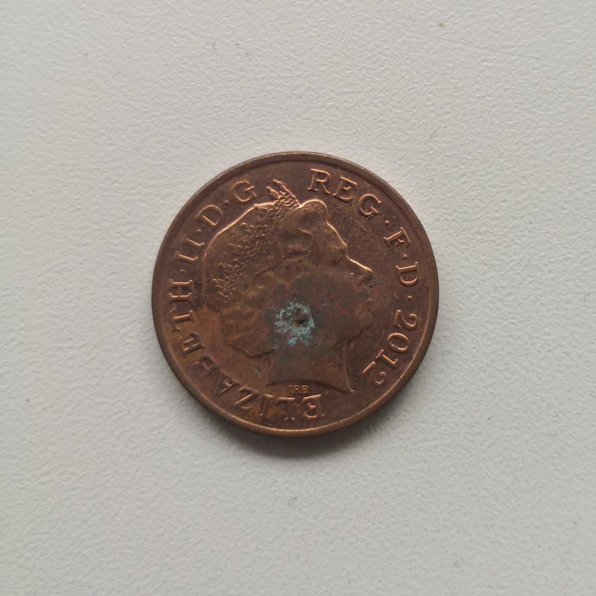 moneta one penny 2012 Elizabeth II