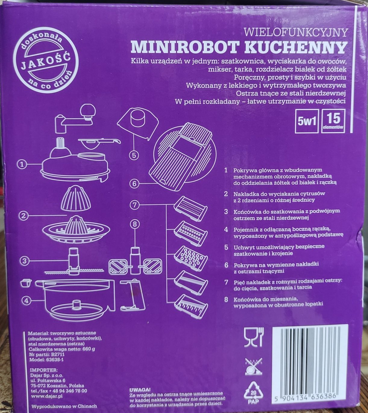 Mini robót kuchenny