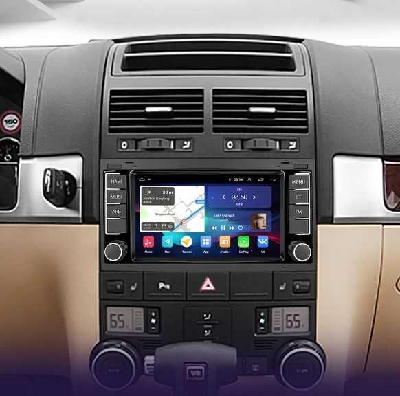Штатна 2 DIN автомагнитола  Volkswagen Touareg Transporter 2004-2011
