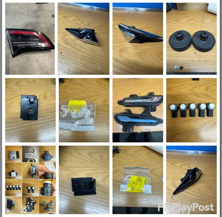 Vario material Tesla desde farolins camaras etc