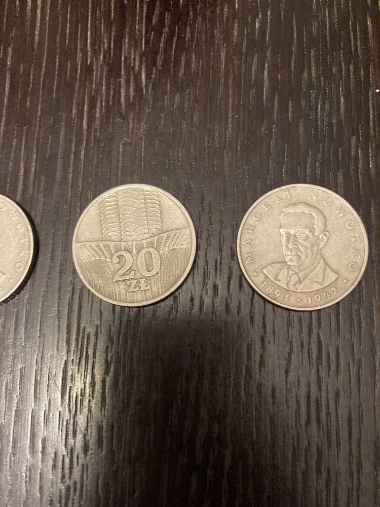 Moneta 20 złotych z PRL bzm