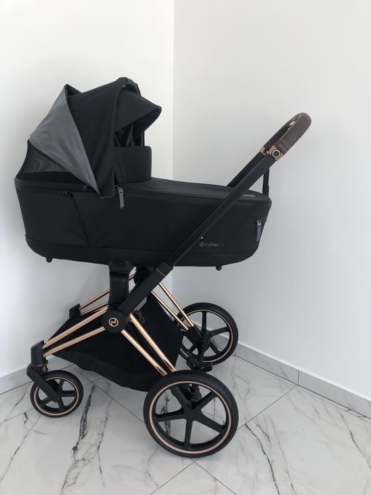 Коляска Cybex Priam Lux 4.0 Onyx Black тільки люшька+шассі