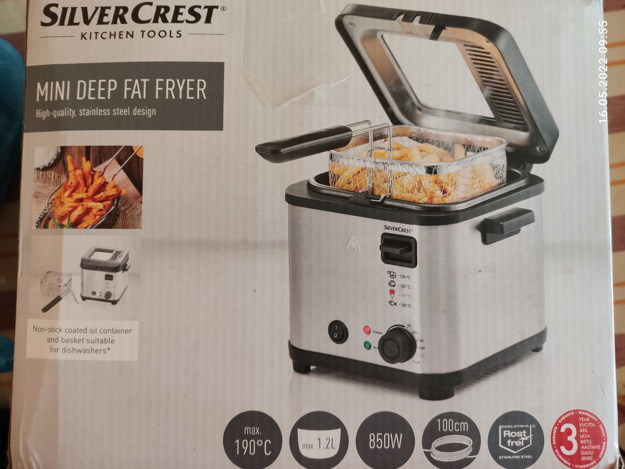 Фритюрница SILVERCREST SFM 850 A5 01550