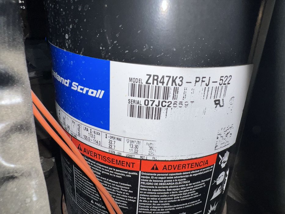 Компрессор Copeland ZR47K3-PFJ-522 (сборка Таиланд)