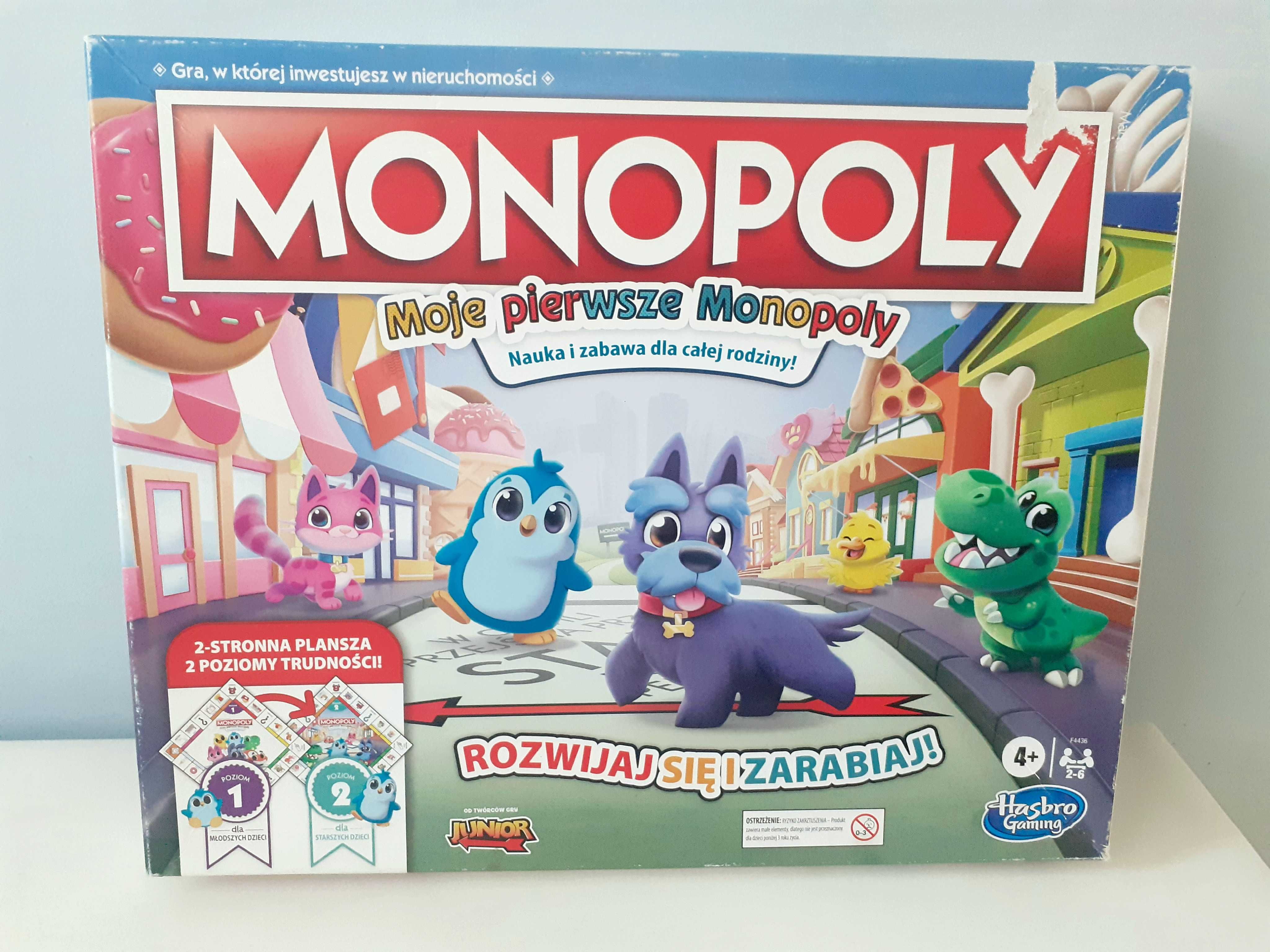 Gra planszowa Hasbro Moje Pierwsze Monopoly