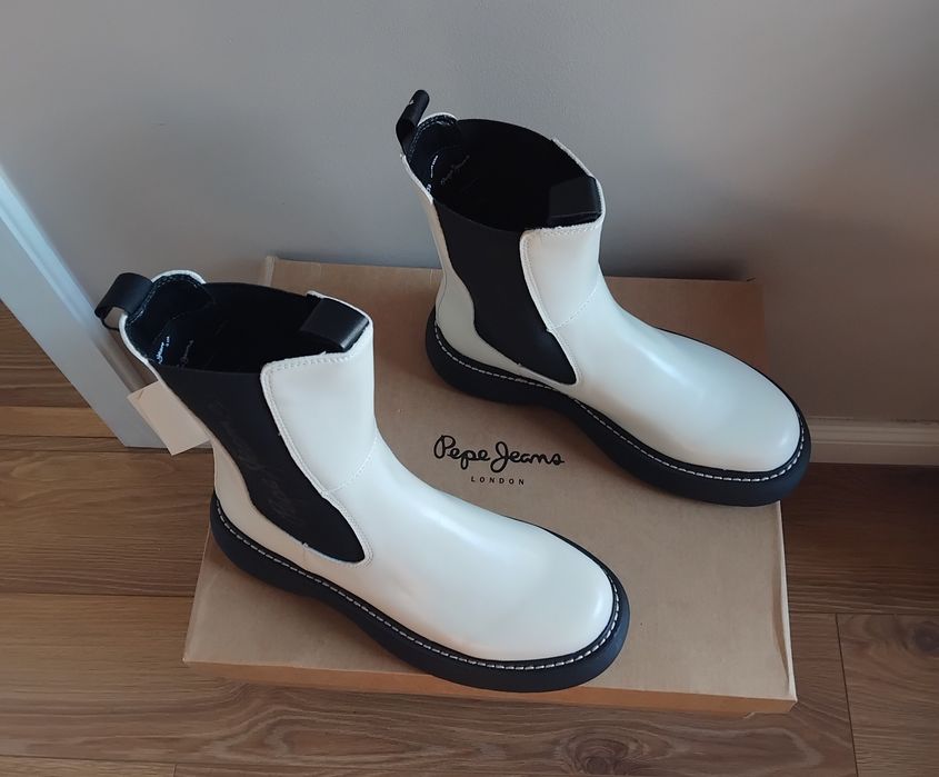 -65% Sztyblety Pepe Jeans. R. 38. W. 24,5 cm.