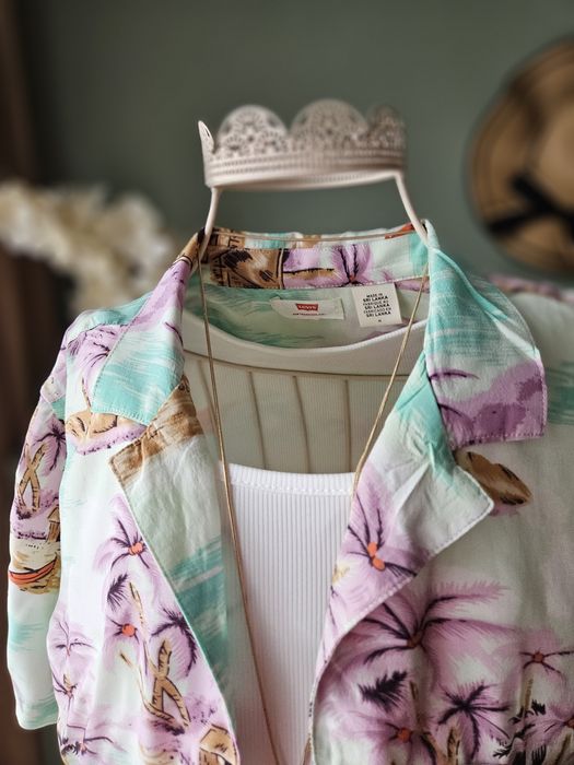 Wakacyjna letnia Koszula damska Levi's z tropikalnym wzorem - Unika