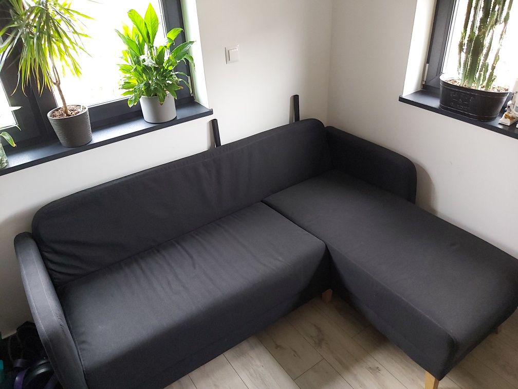 Sofa 3-osobowa LINANAS IKEA z szezlongiem