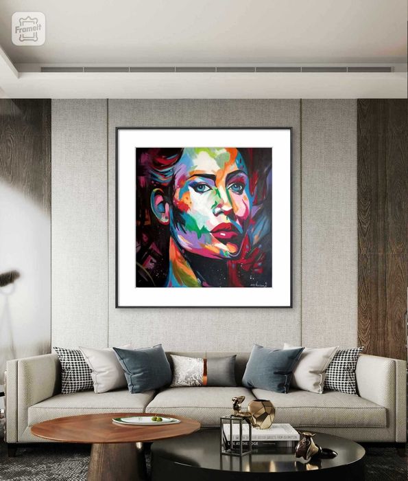 "A Rebelde" - Tela em Acrílico, 70x70