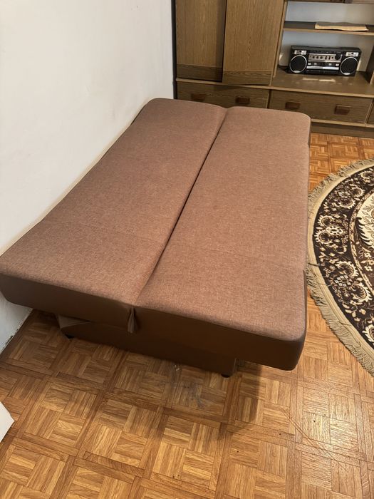 Wersalka sofa rozkladana brązowa BRW