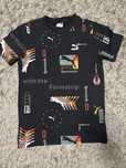 Koszulka t shirt roz XS chlopięca puma