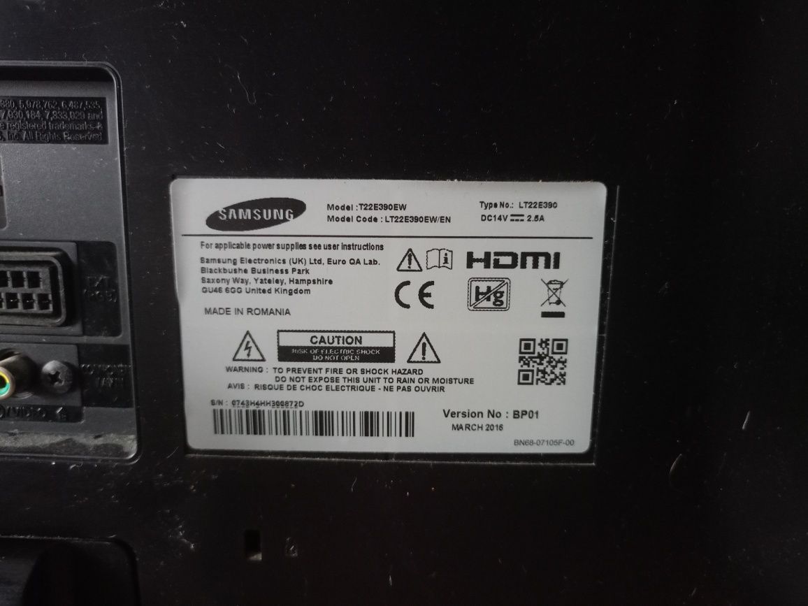 Телевізор Samsung 22