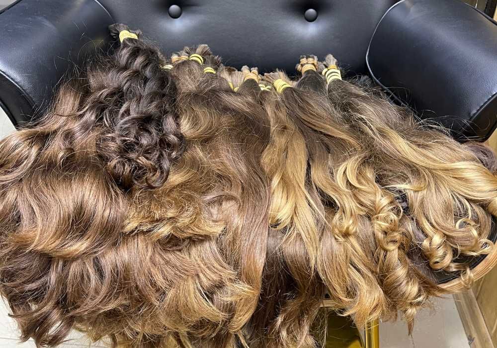 100% натуральне слов'янське волосся, купити волосся для нарощення