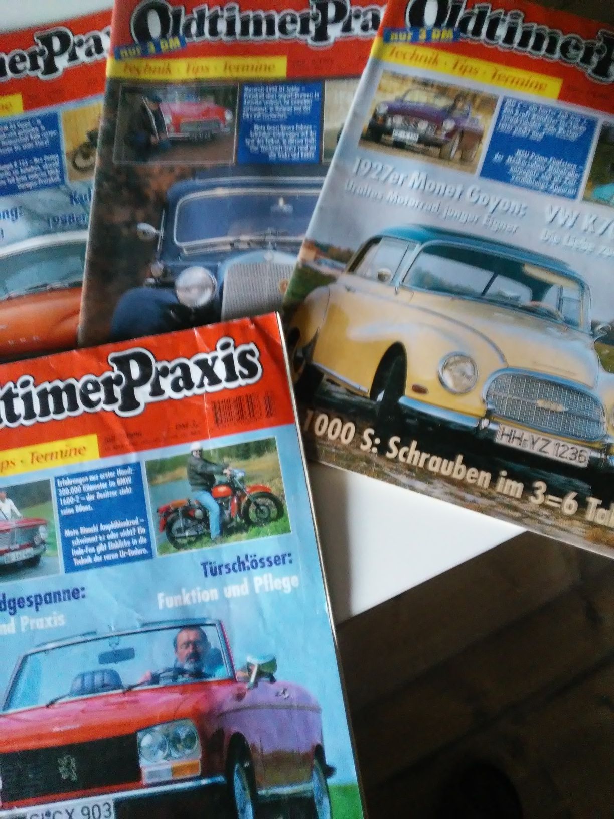 Gazety samochodowe Oldtimer Praxis 13szt.