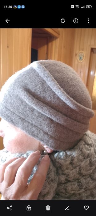 Шапочка шерстяна Seeberger.