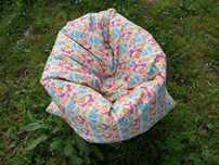 PUFF de Tecido c/ 3 bolsos