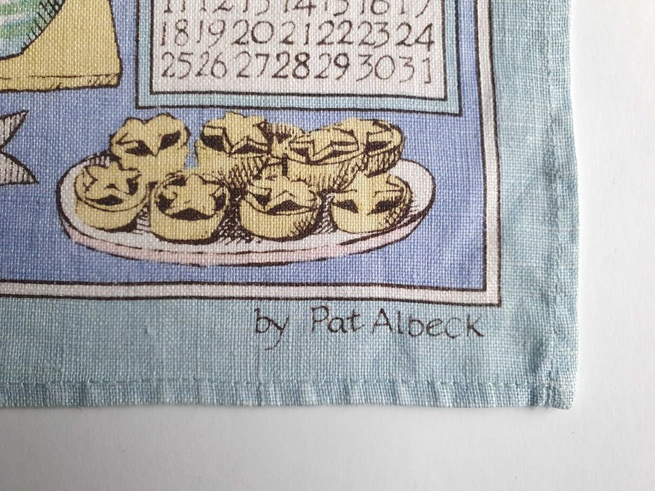 Ściereczka lniana Makatka Kalendarz 2011 rok