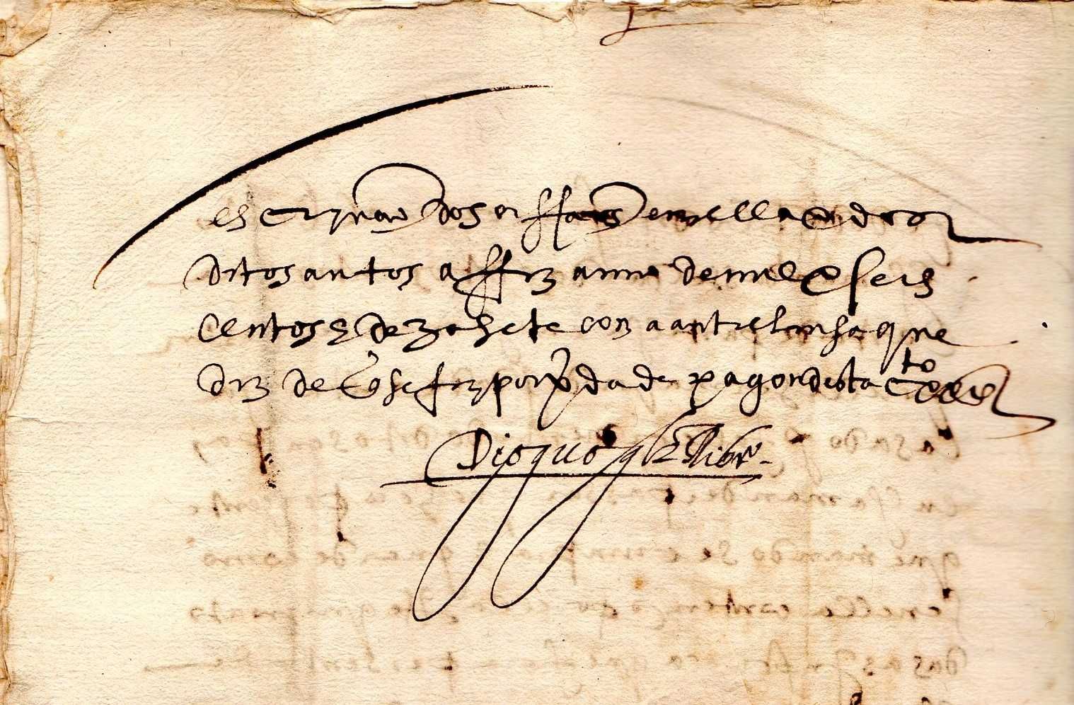 RAROS MANUSCRITOS de 1617 relativos a um Terreno nas PICOAS em Lisboa