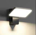 BRIGHTOWER Lampa Zewnętrzna LED IP65 Czarna 3000K Do Ogrodu Tarasu