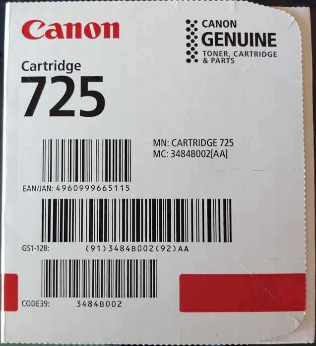 Картридж Canon 725 LPB6000/6030 Series MF3010. Toner/Cartridge & Parts