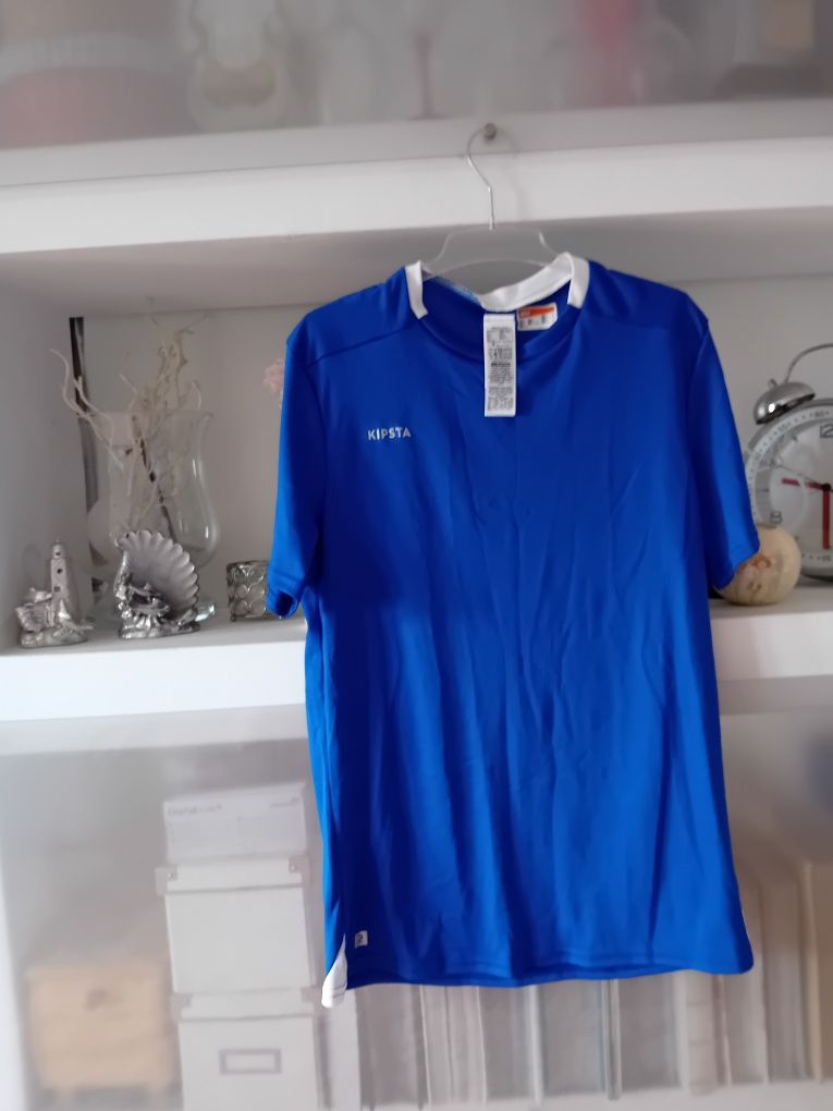Koszulka treningowa oddychająca pilkarska Kipsta Decathlon