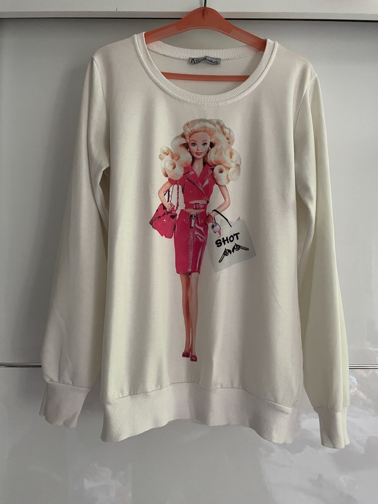 Biała bluza Barbie