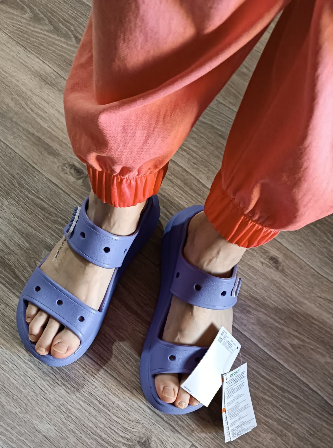 Crocs classic crush sandal босоножки крокс, оригинал