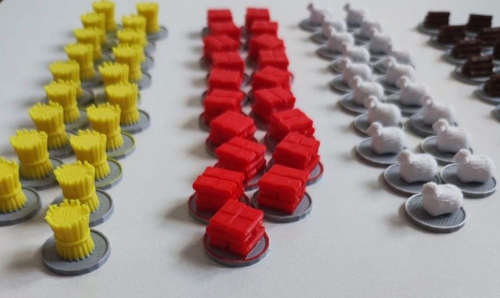 CATAN osadnicy z Catanu zestaw surowców do gry